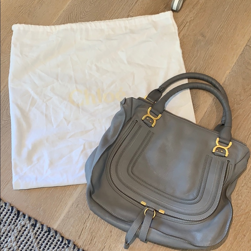 Chloe Porte epaule cashmere grey